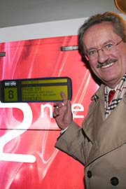 Münchens Oberbürgermeister Christian Ude freut sich über die neue Verbindung per TGV von Paris nach München (Foto: MartiN Schmitz)